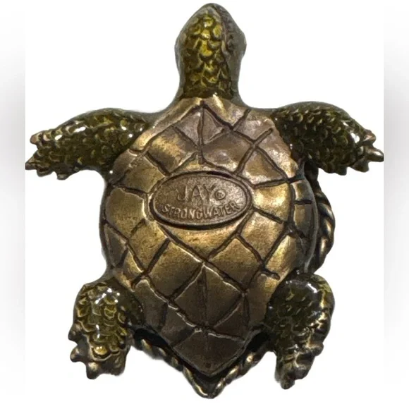 Jay Strongwater Swarovski St. Petersburg Sasha Jeweled Turtle Small Trinket Box - Picture 4 of 4